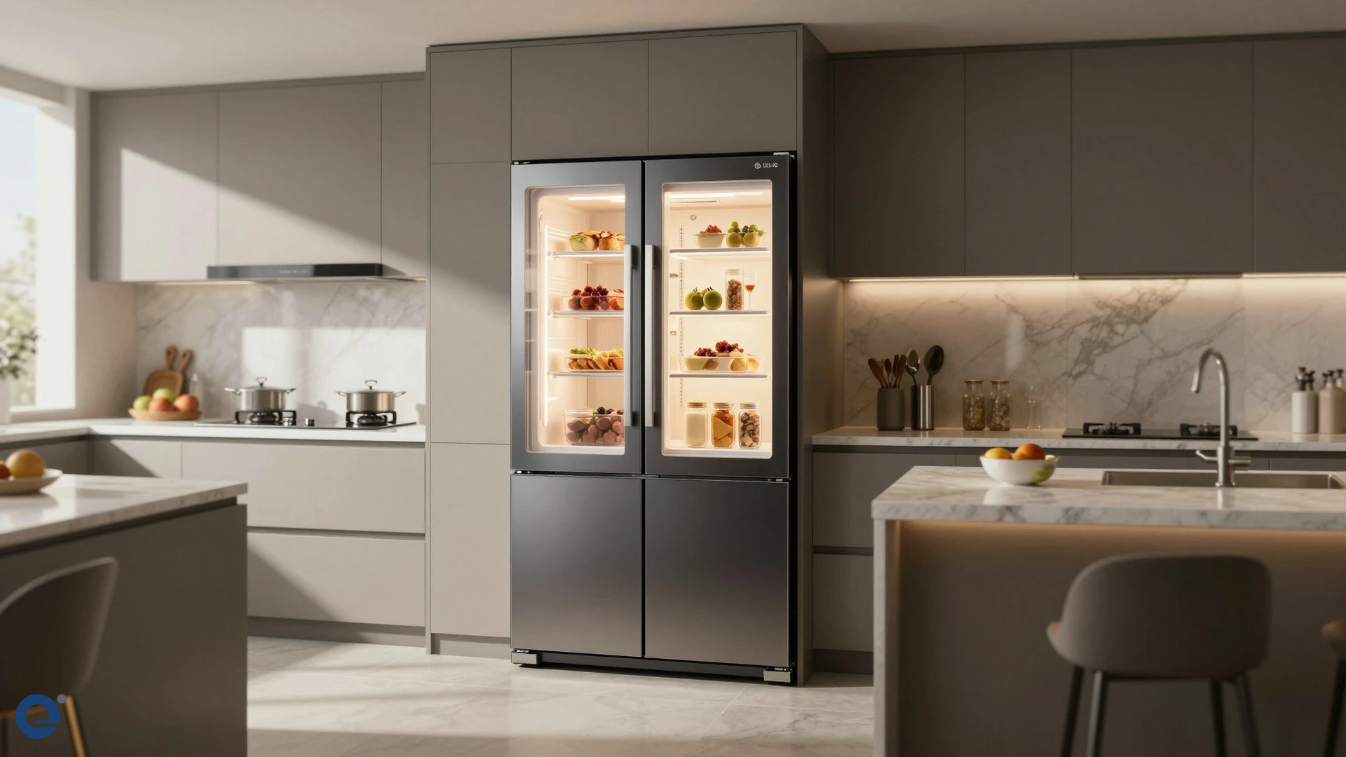 Tủ lạnh LG Instaview French Door Fit &amp; Max sự kết hợp hoàn hảo giữa công nghệ và phong cách