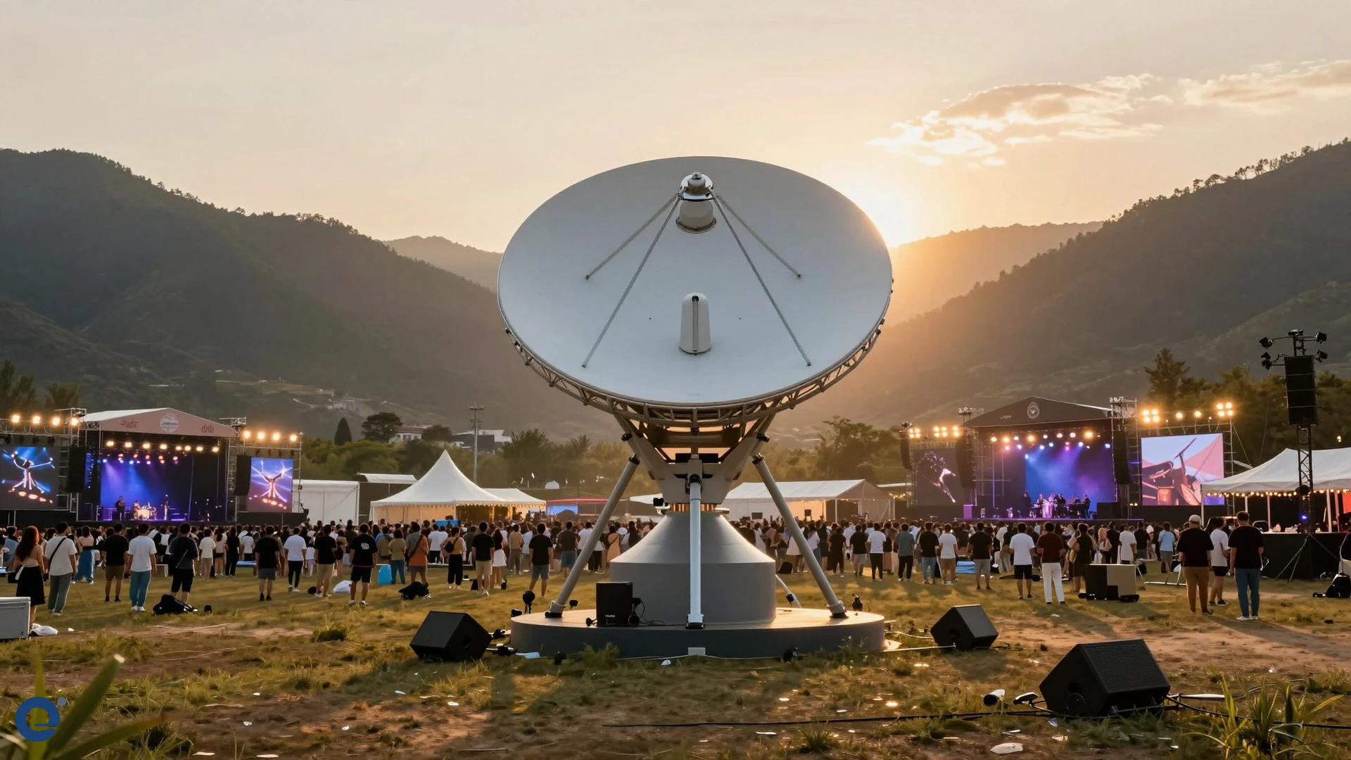 How satellite connectivity is redefining outdoor event production