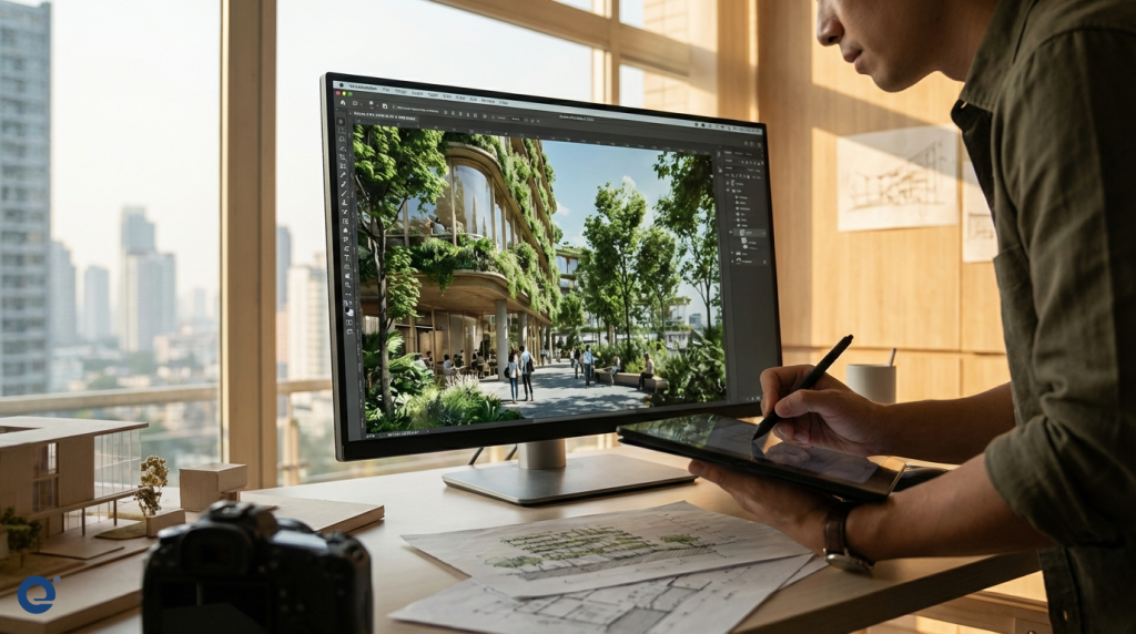 Diễn họa kiến trúc hoạt hình: Biến ý tưởng thành trải nghiệm hình ảnh sống động