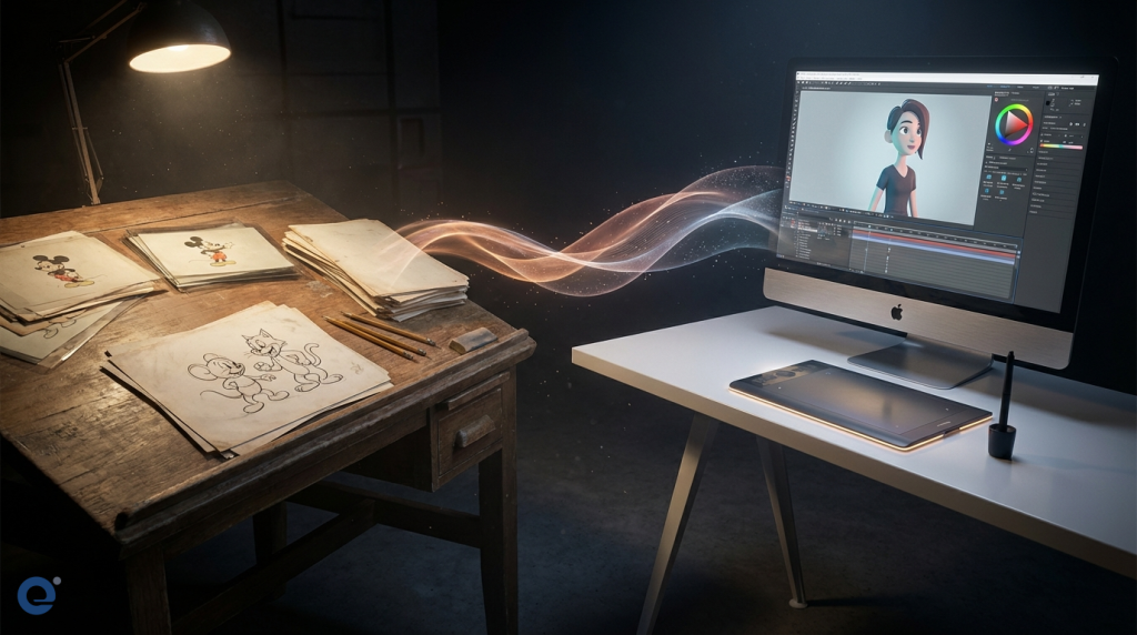 Classic and modern 2D animation: A journey for artists