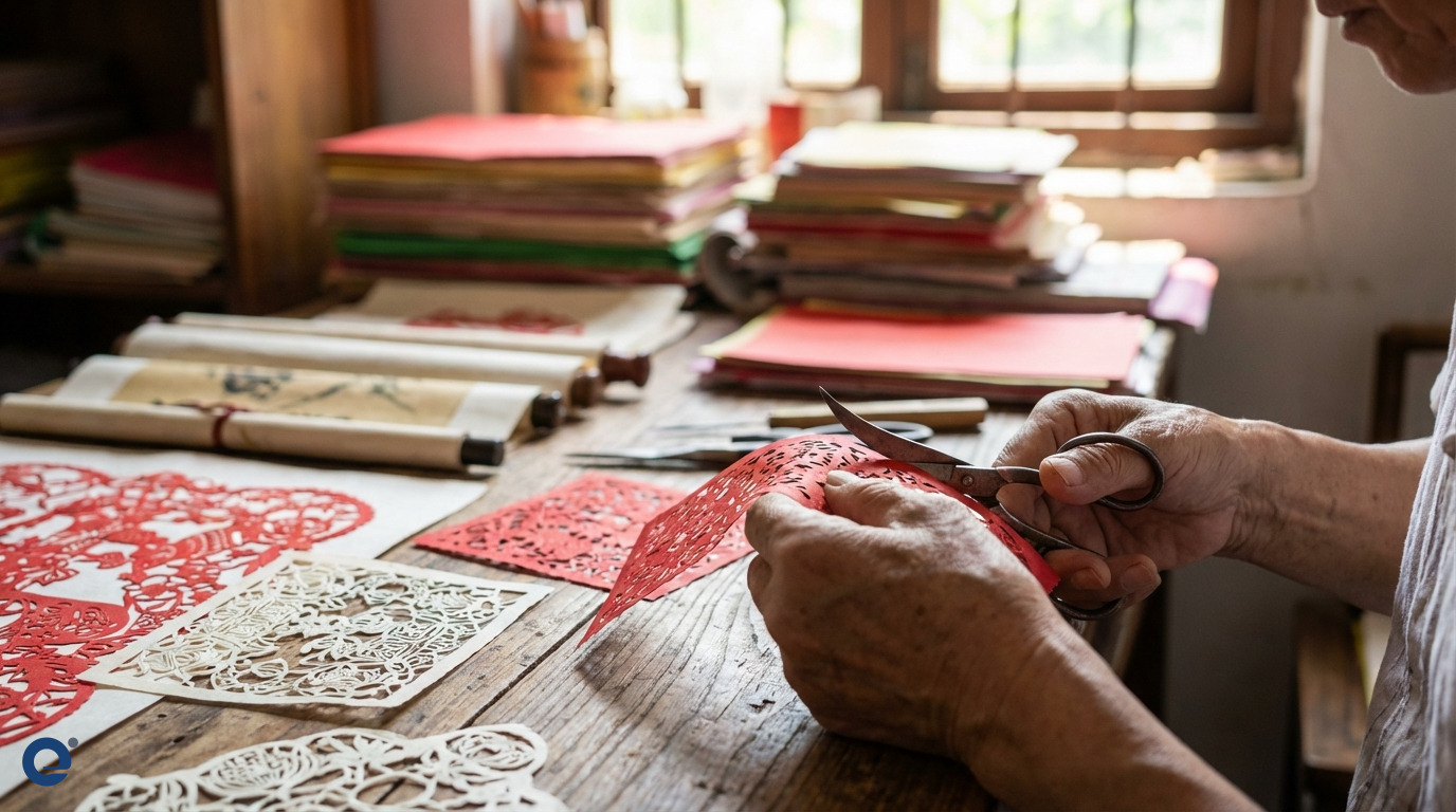 Nghe thuat cat giay truyen thong