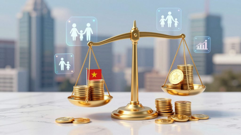 So sánh mức giảm trừ gia cảnh Việt Nam và ASEAN mới nhất